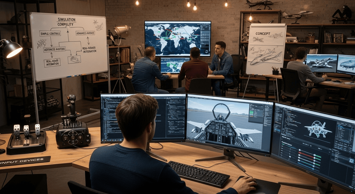 Flight Simulation by  Aviawin.top 